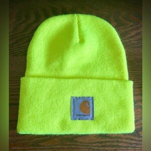 Carhartt acrylic toque in brite lime